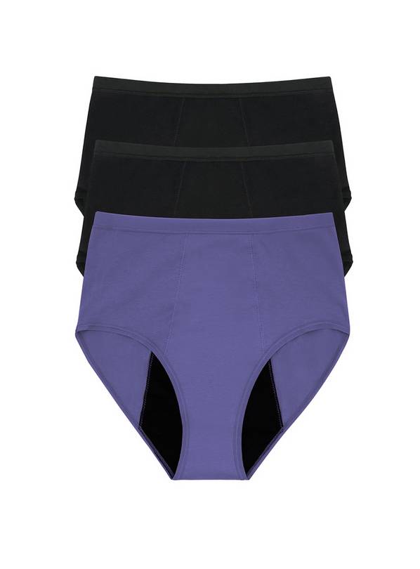 LOVE LUNA Love Luna 3 Pack Period Full Brief 10-12